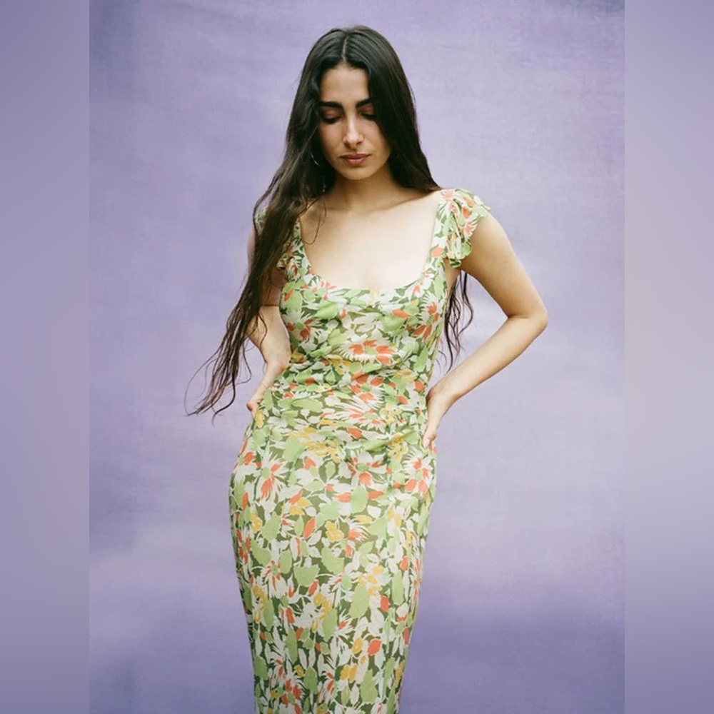 REALISATION PAR The Lila Dress Meadow Print size L - Picture 5 of 9